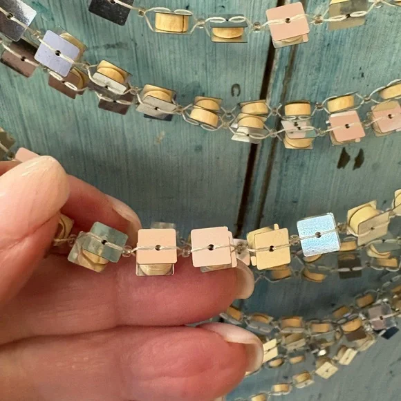 Multi-Layered Super Sparkly Sexy Silver Necklace - Picture 11 of 13